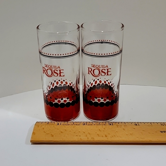 Tequila Rose Pair Of Shot Glasses - Picture 3 of 3